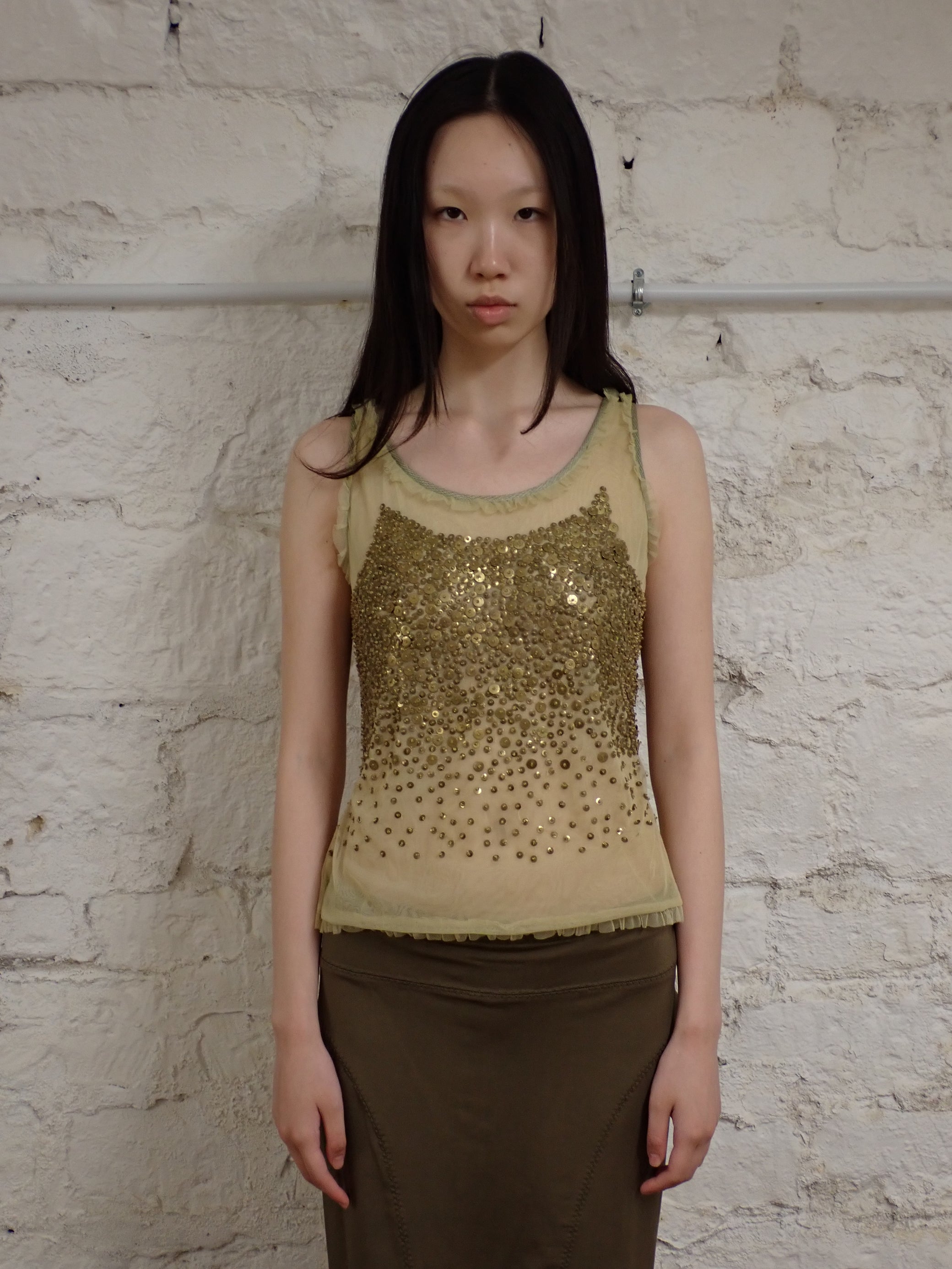 D&amp;G archive sequin top
