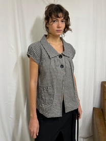 Gingham blouse