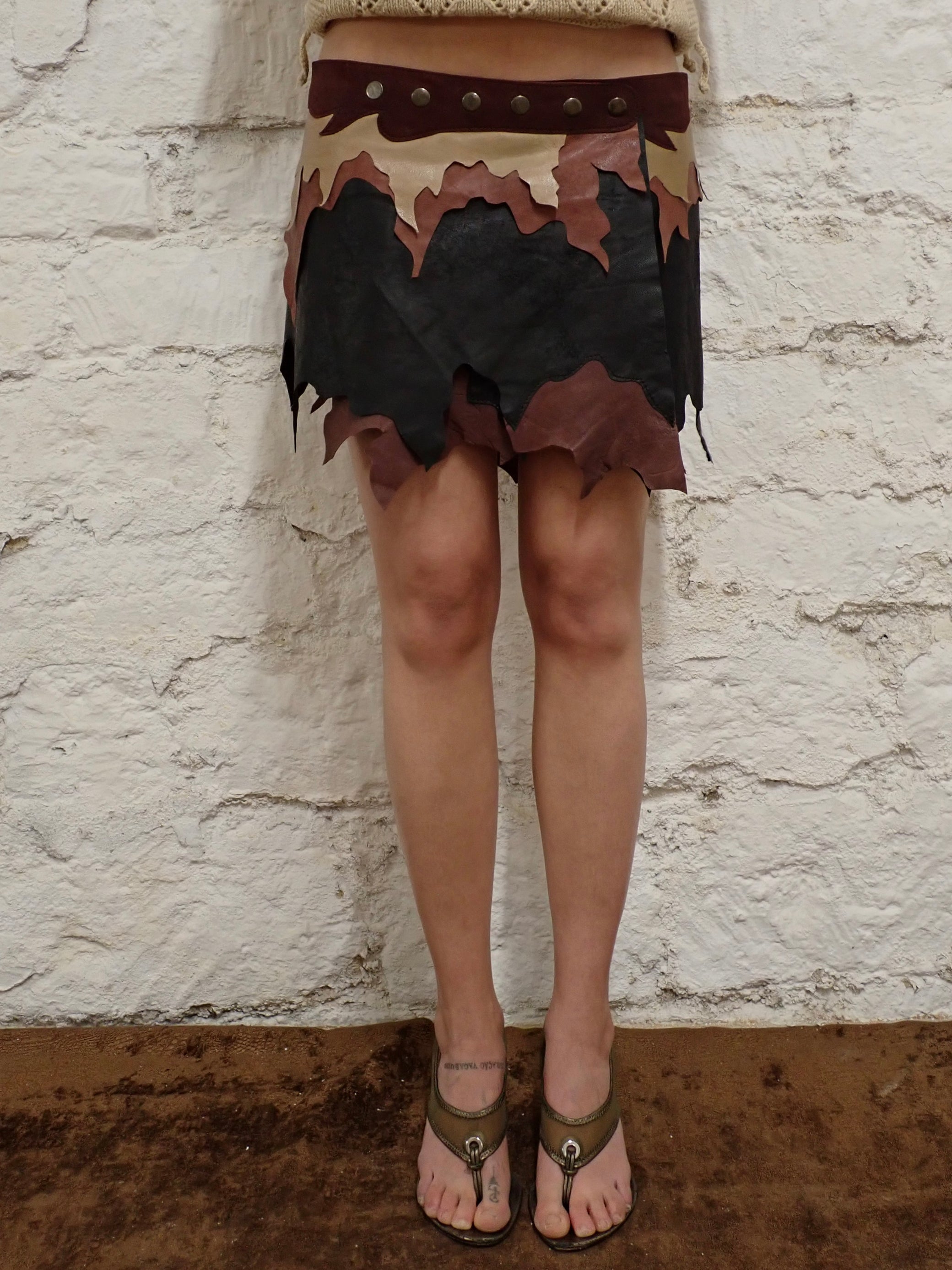Leather skirt