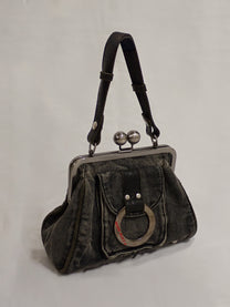 Miss Sixty denim clutch