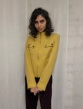 Butter Yellow Wool Jacket