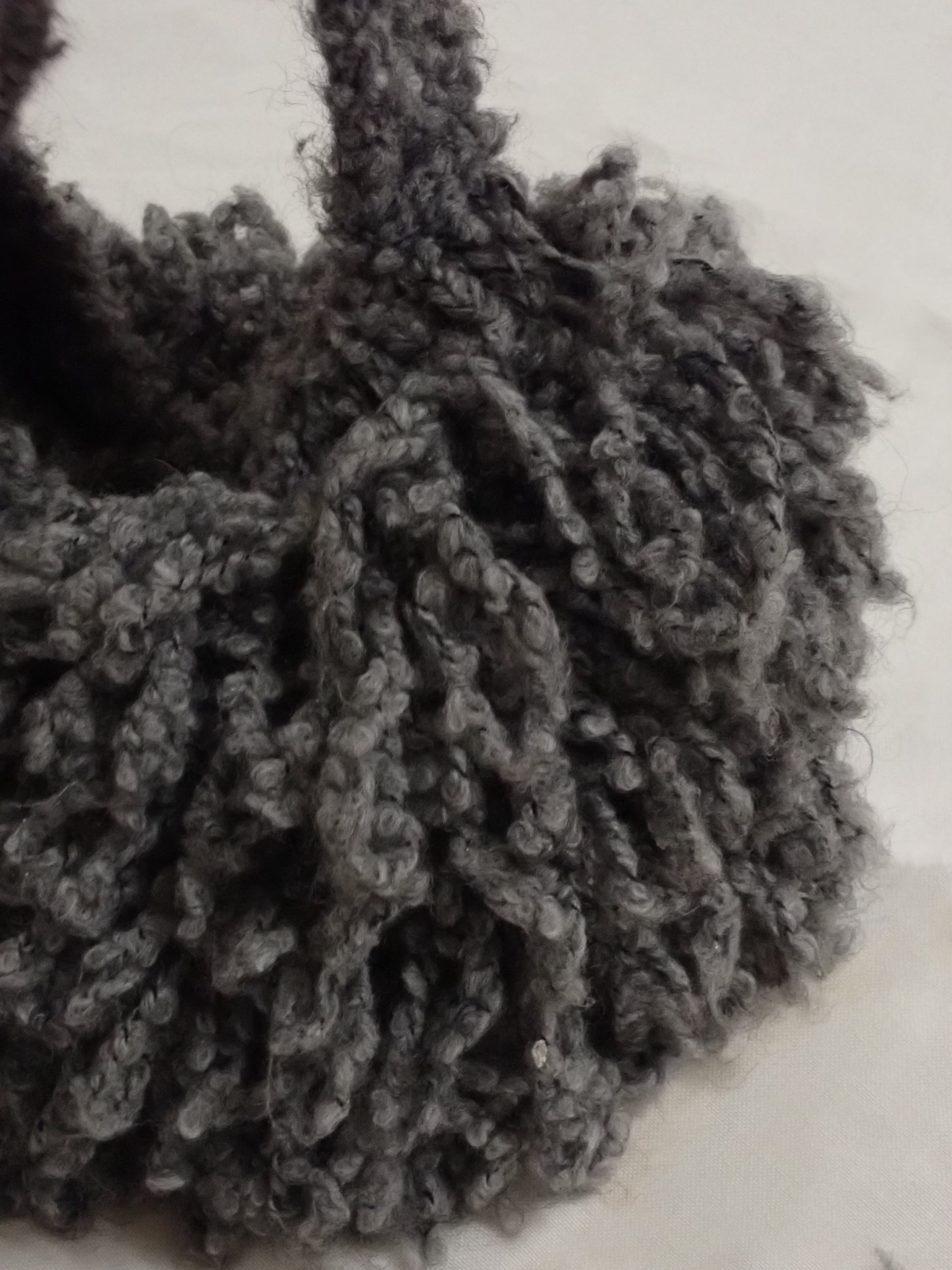 Fluffy wool bag