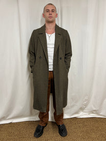 Pied de poule coat