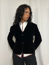 Velvet blazer