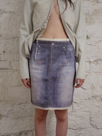 D&amp;G Trompe-l&#39;œil skirt