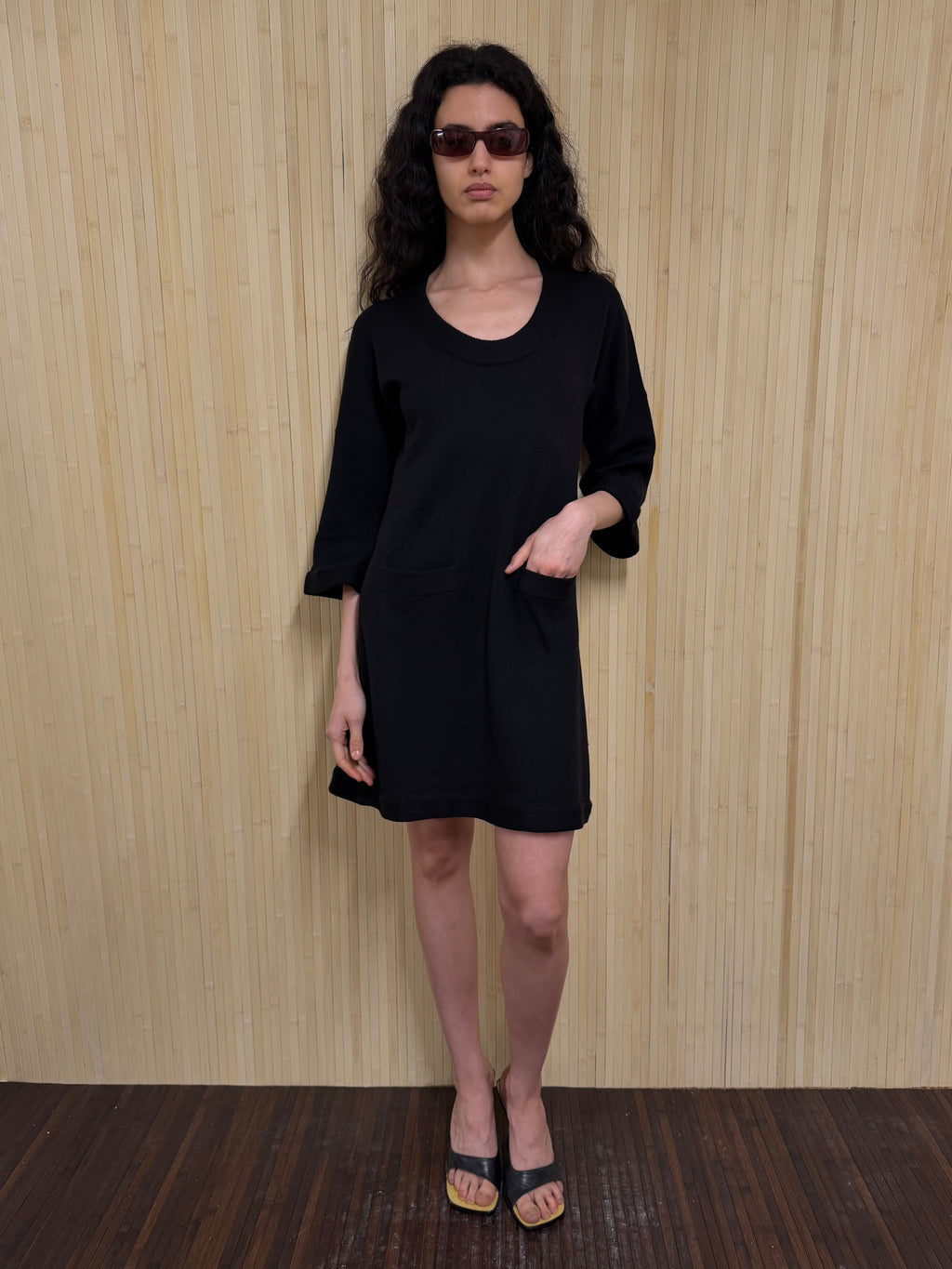 Knit mini dress