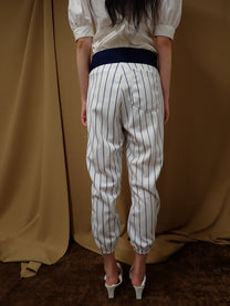 Striped sport trousers