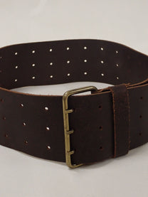 Leather belt