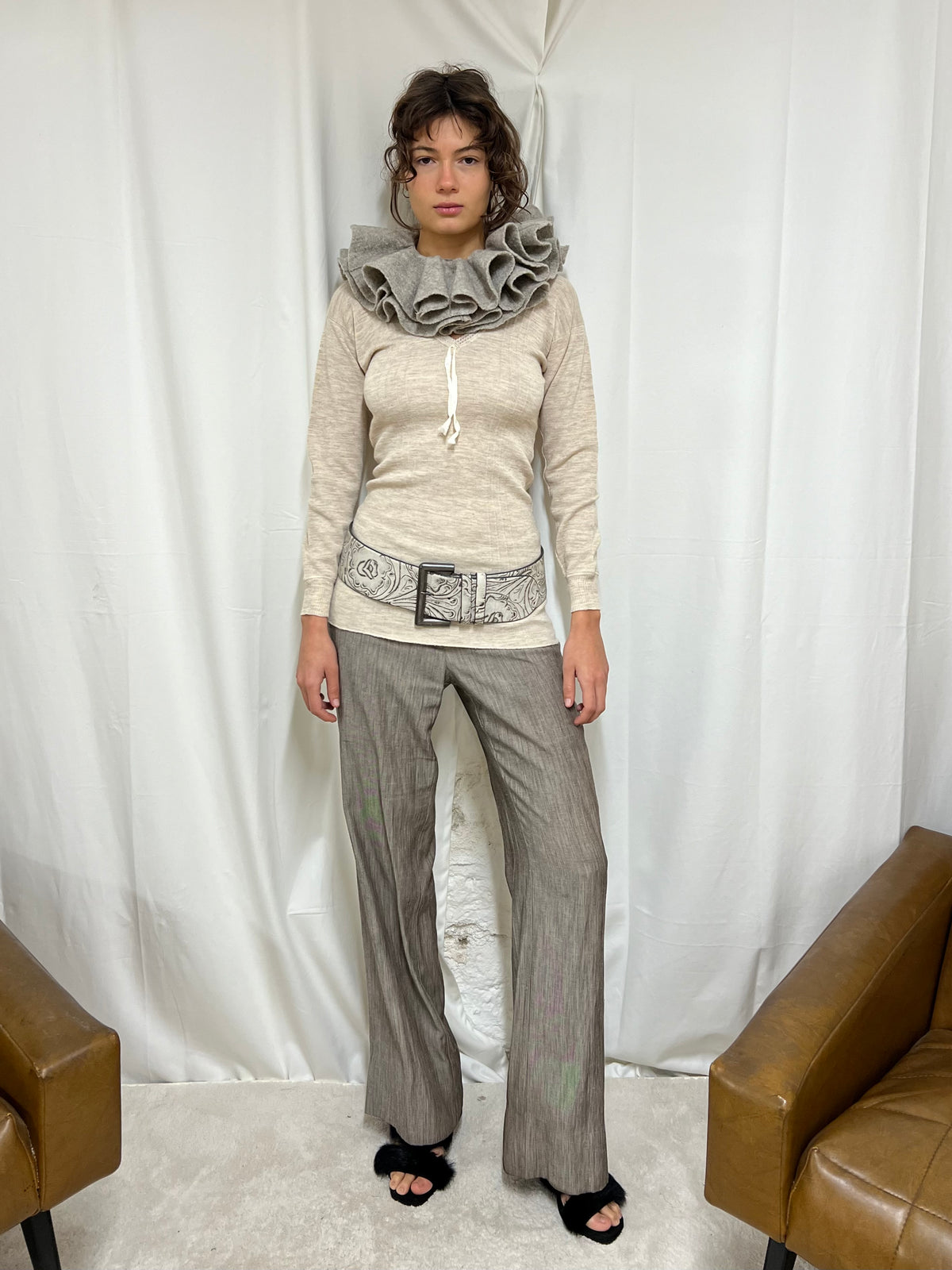 Grey trousers