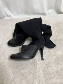 Soft suede boots