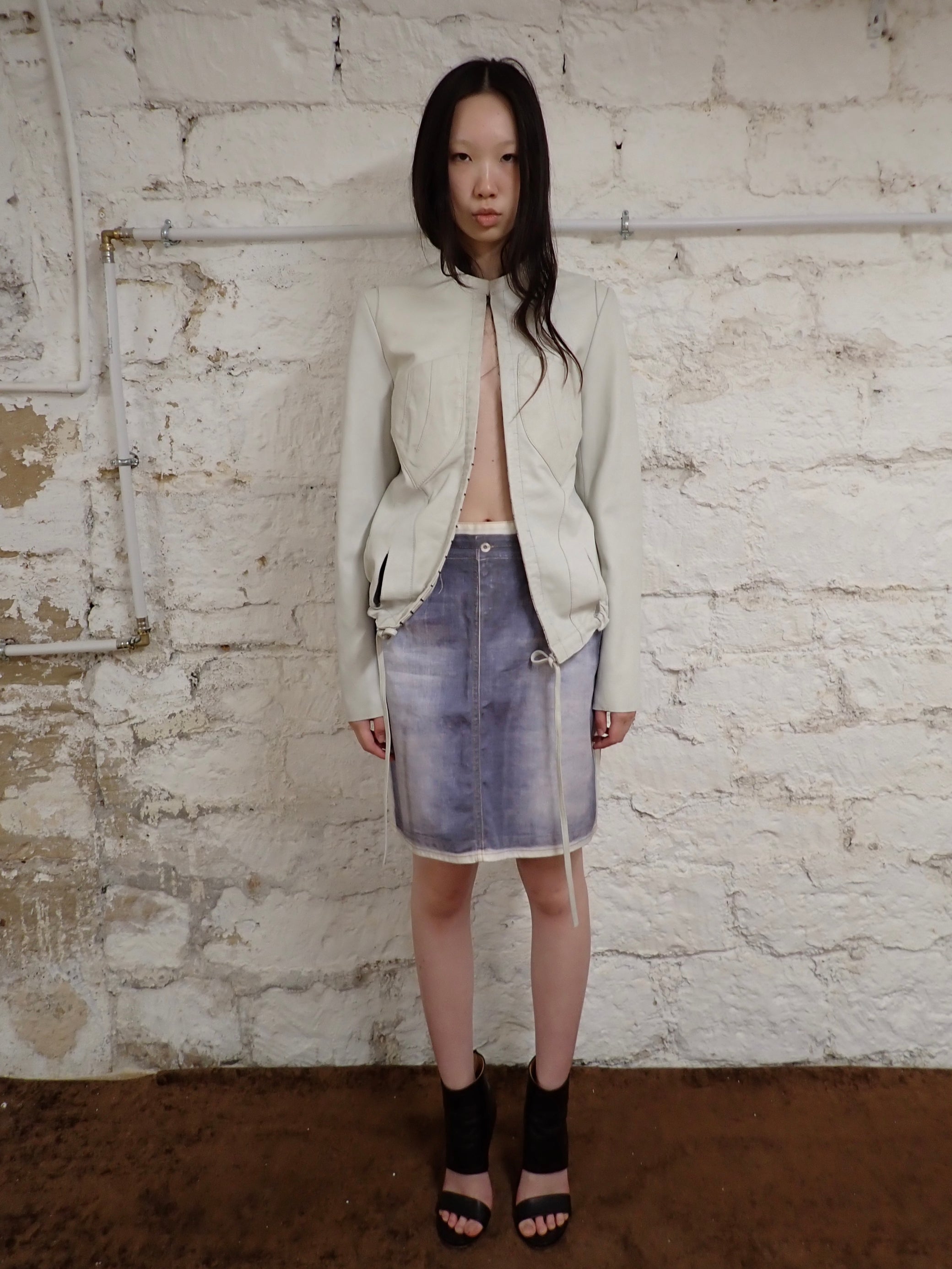 D&amp;G Trompe-l&#39;œil skirt