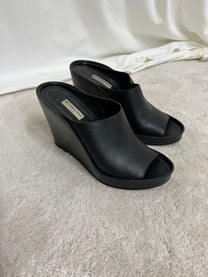 Balenciaga open tow wedges