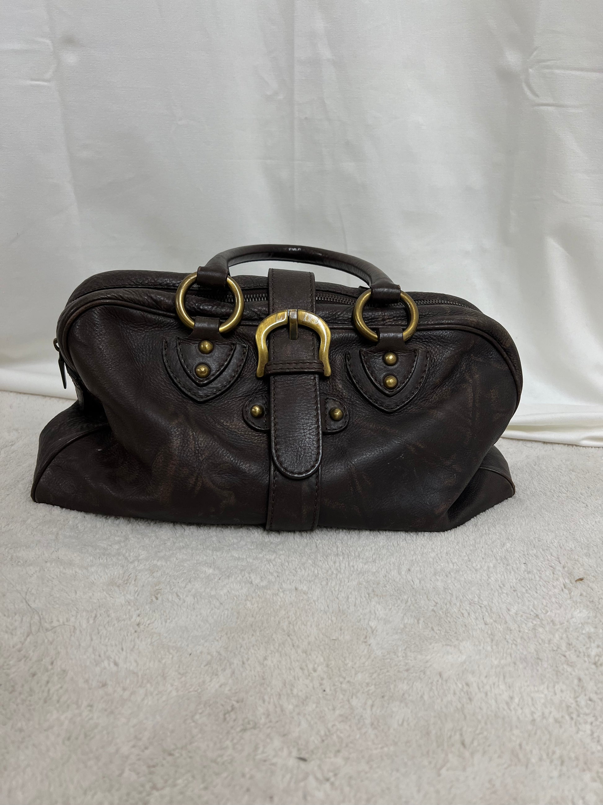 Maxi leather bag