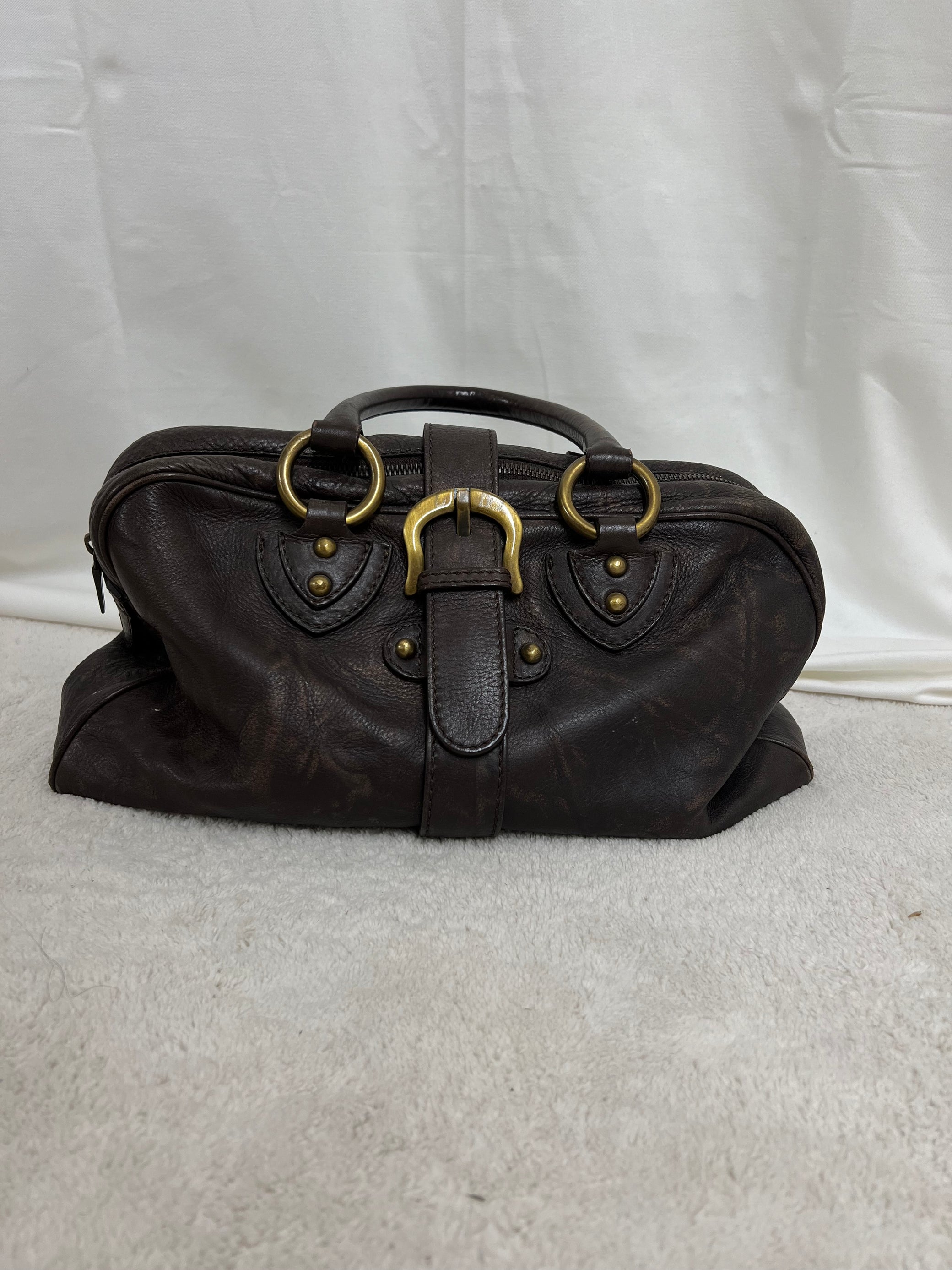 Maxi leather bag