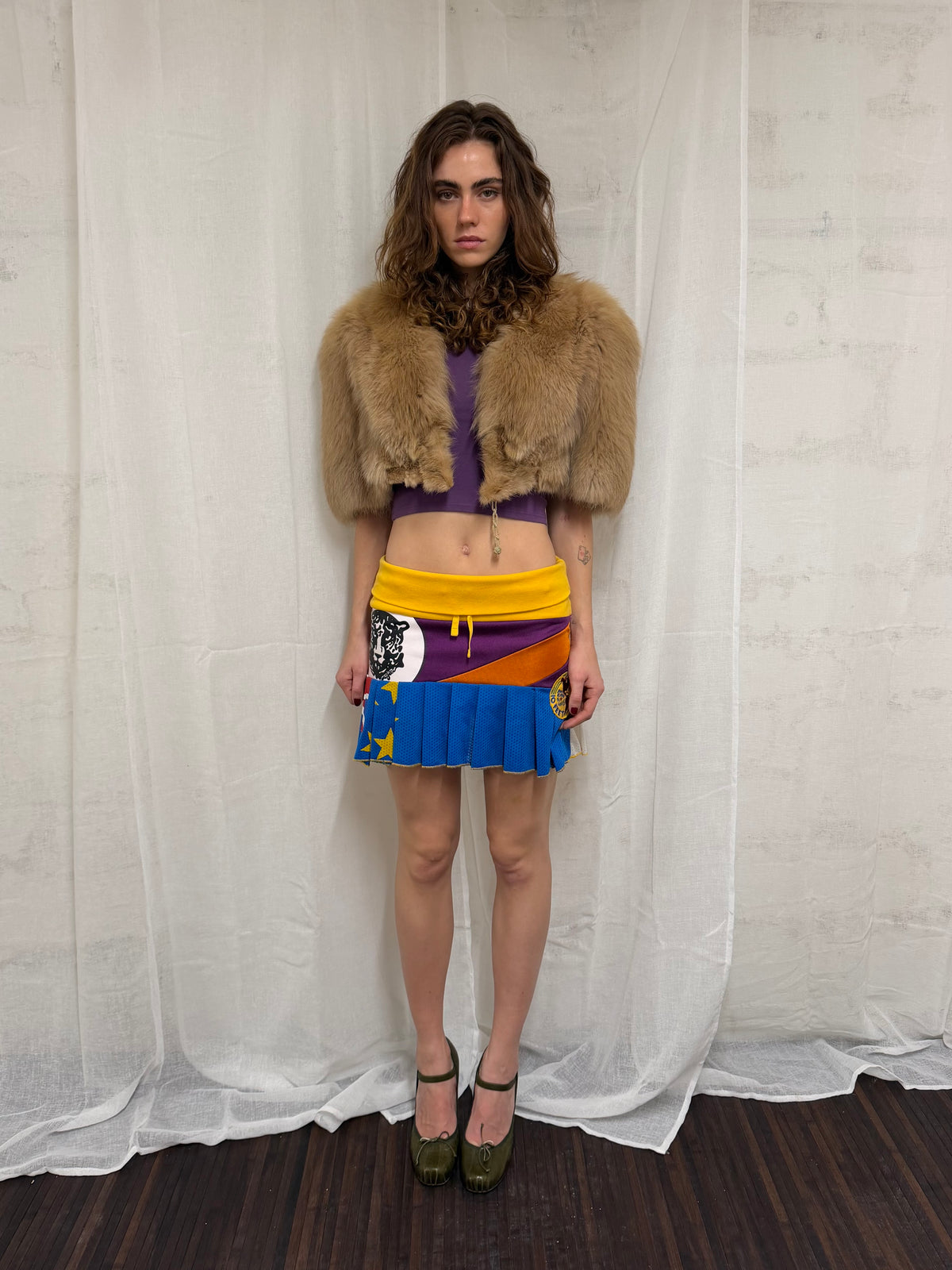 Flags mini skirt