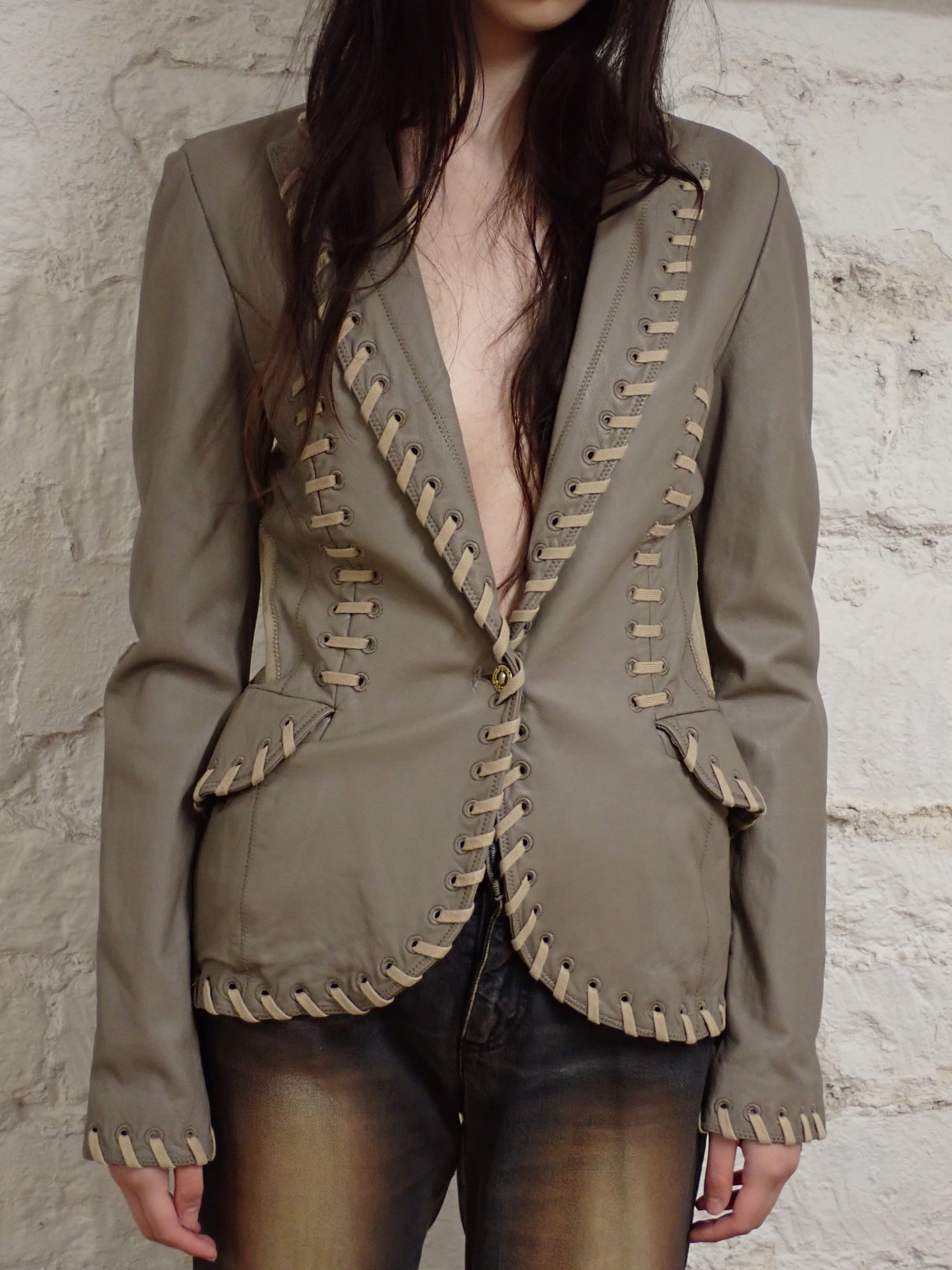 Roberto Cavali leather jacket