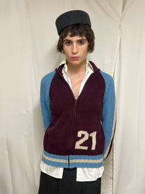 Varsity cardigan