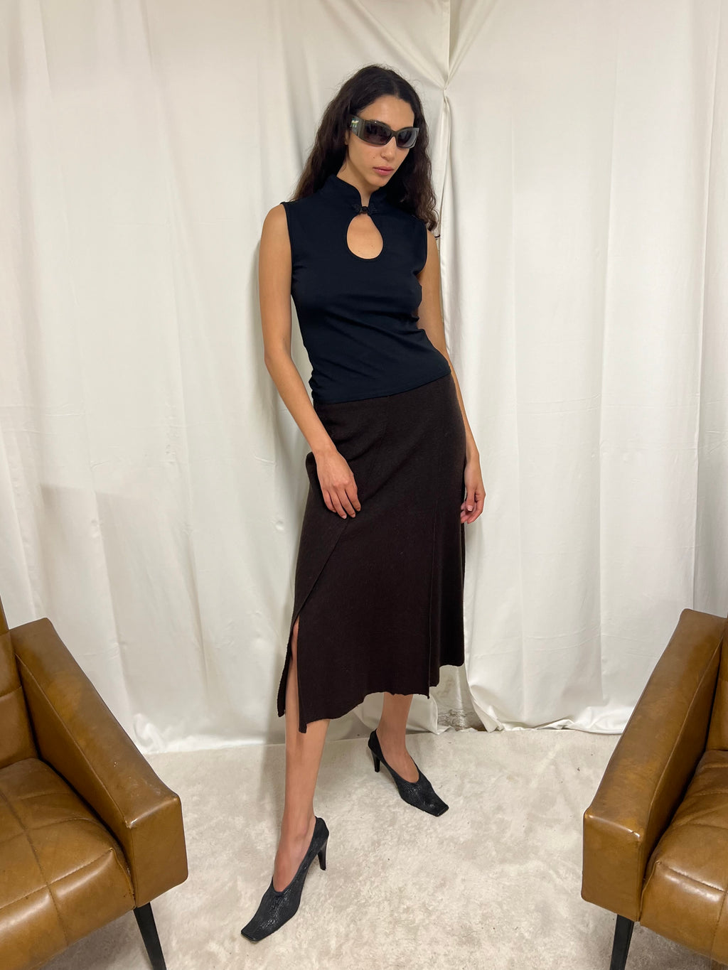 Wool skirt