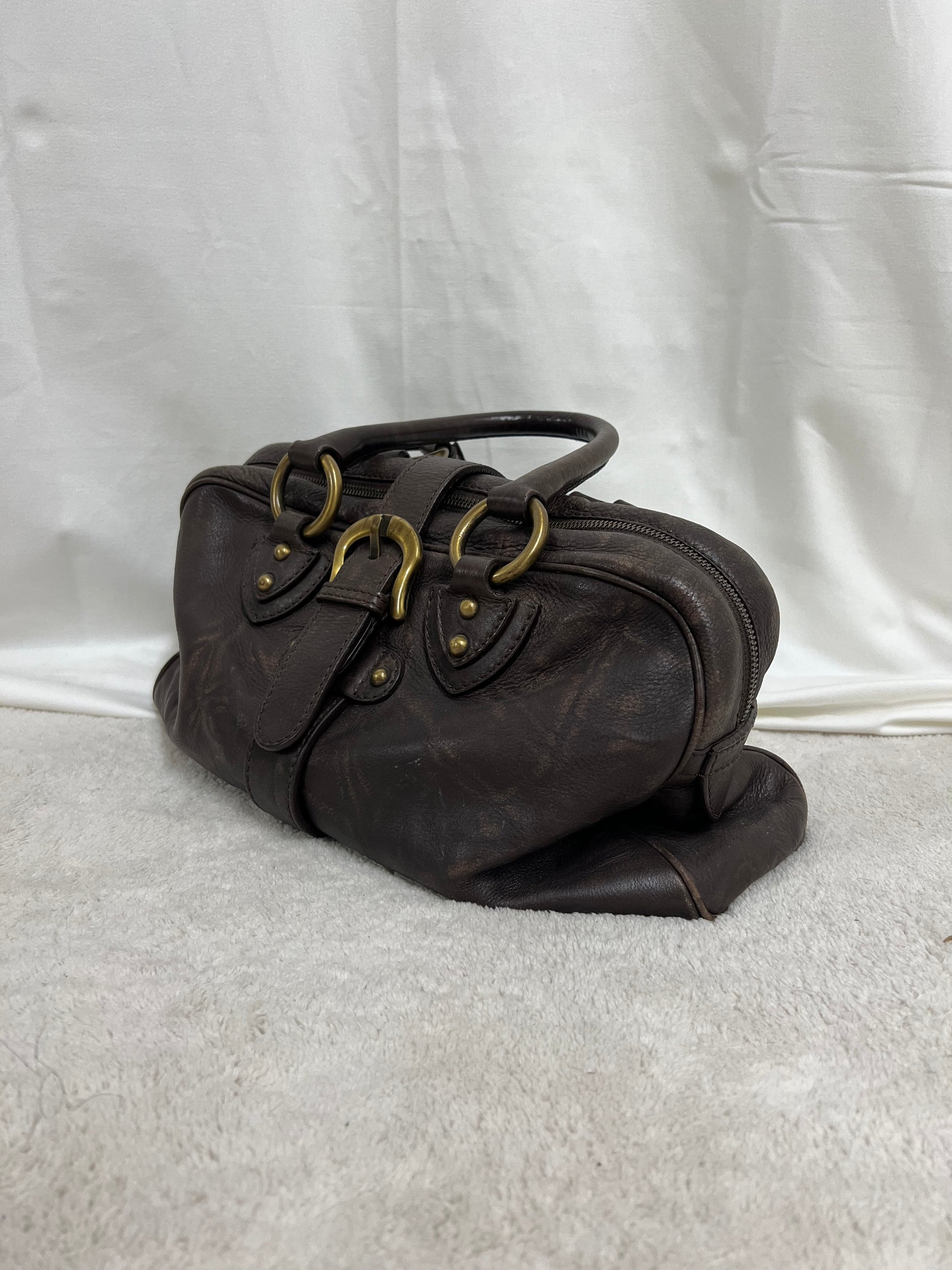 Maxi leather bag