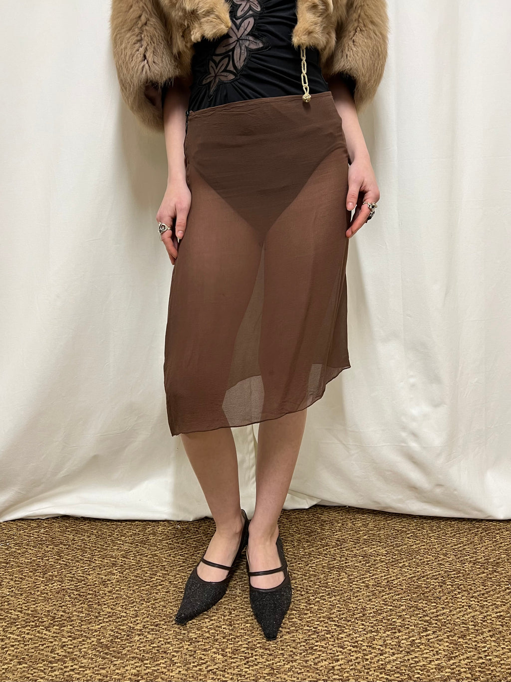 See through skirt