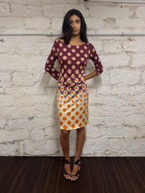 Prada Polka Dot Jersey Dress