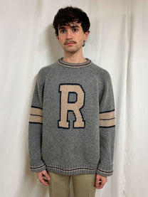 Wool varsity jumper