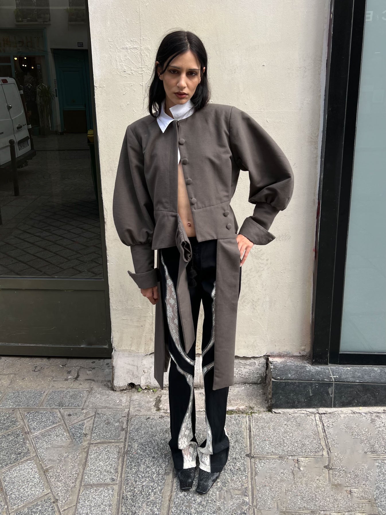 Kiko Kostadinov lace pants