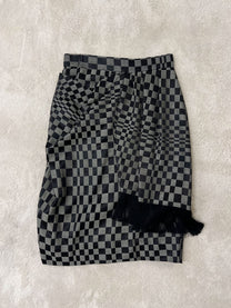 Checkered skirt