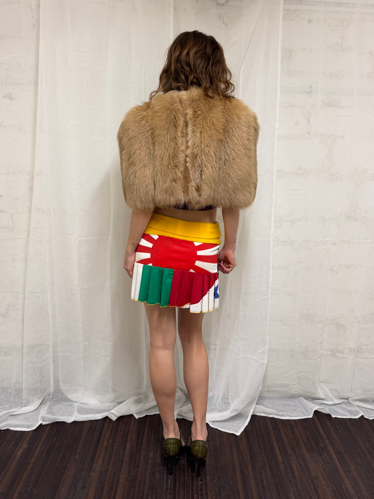 Flags mini skirt