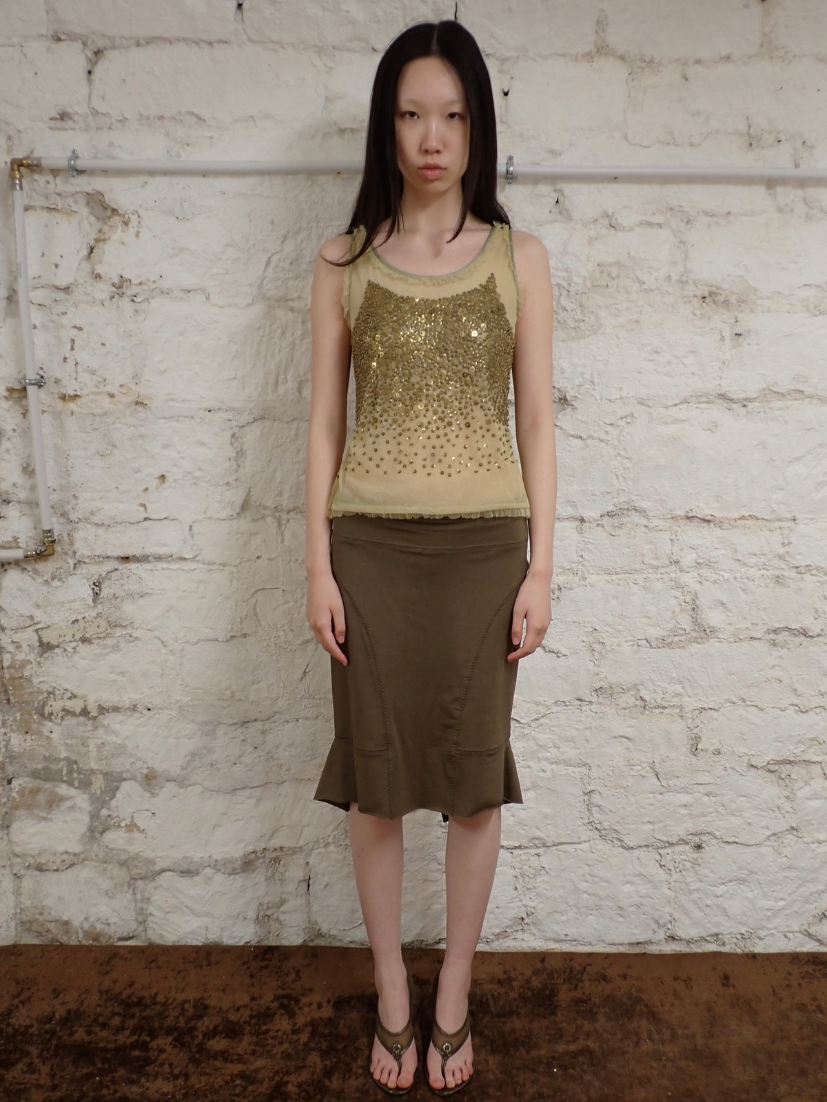 D&G archive sequin top