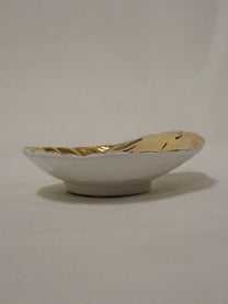 Golden shell ashtray