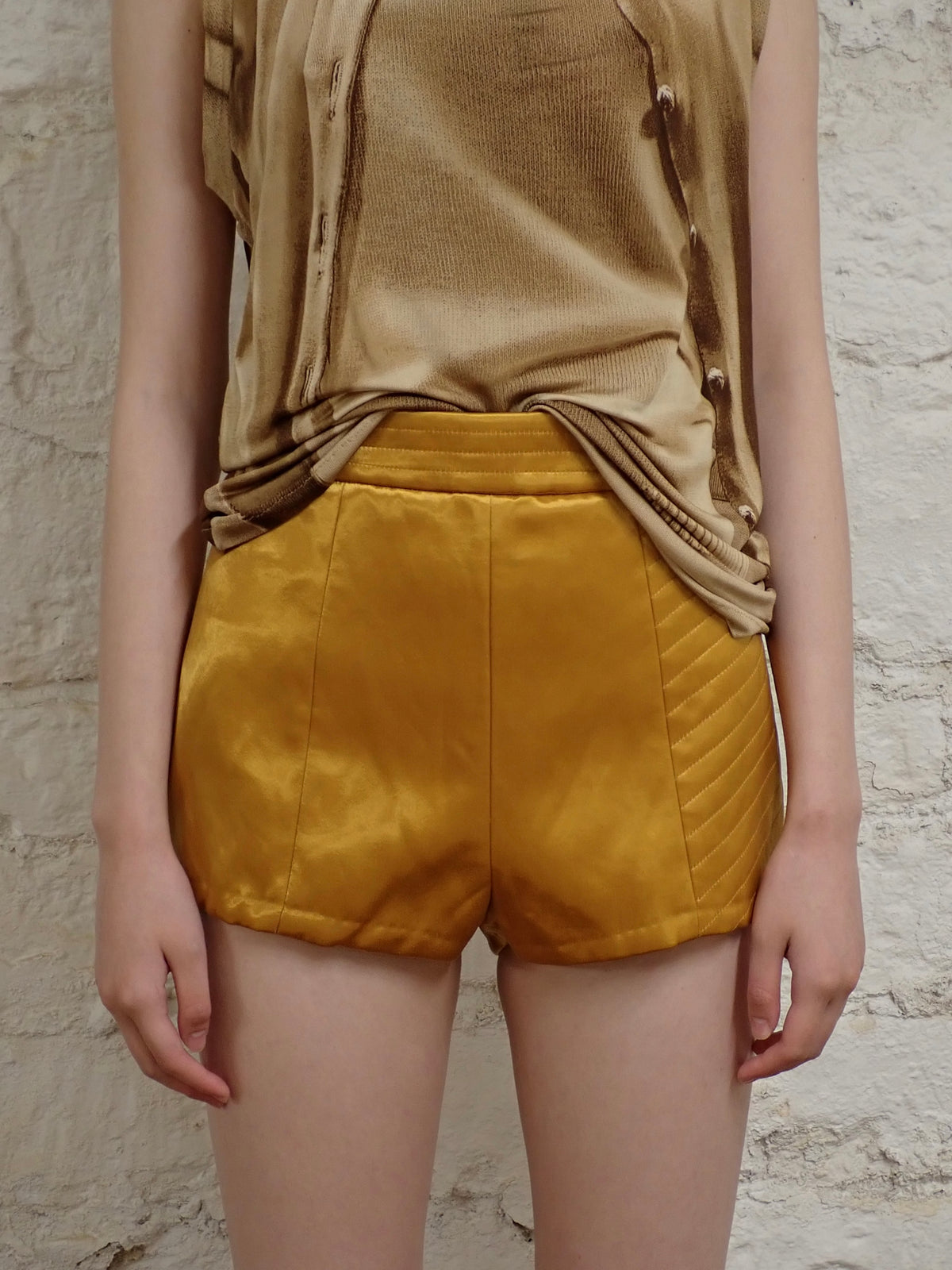 Dries Van Noten satin shorts