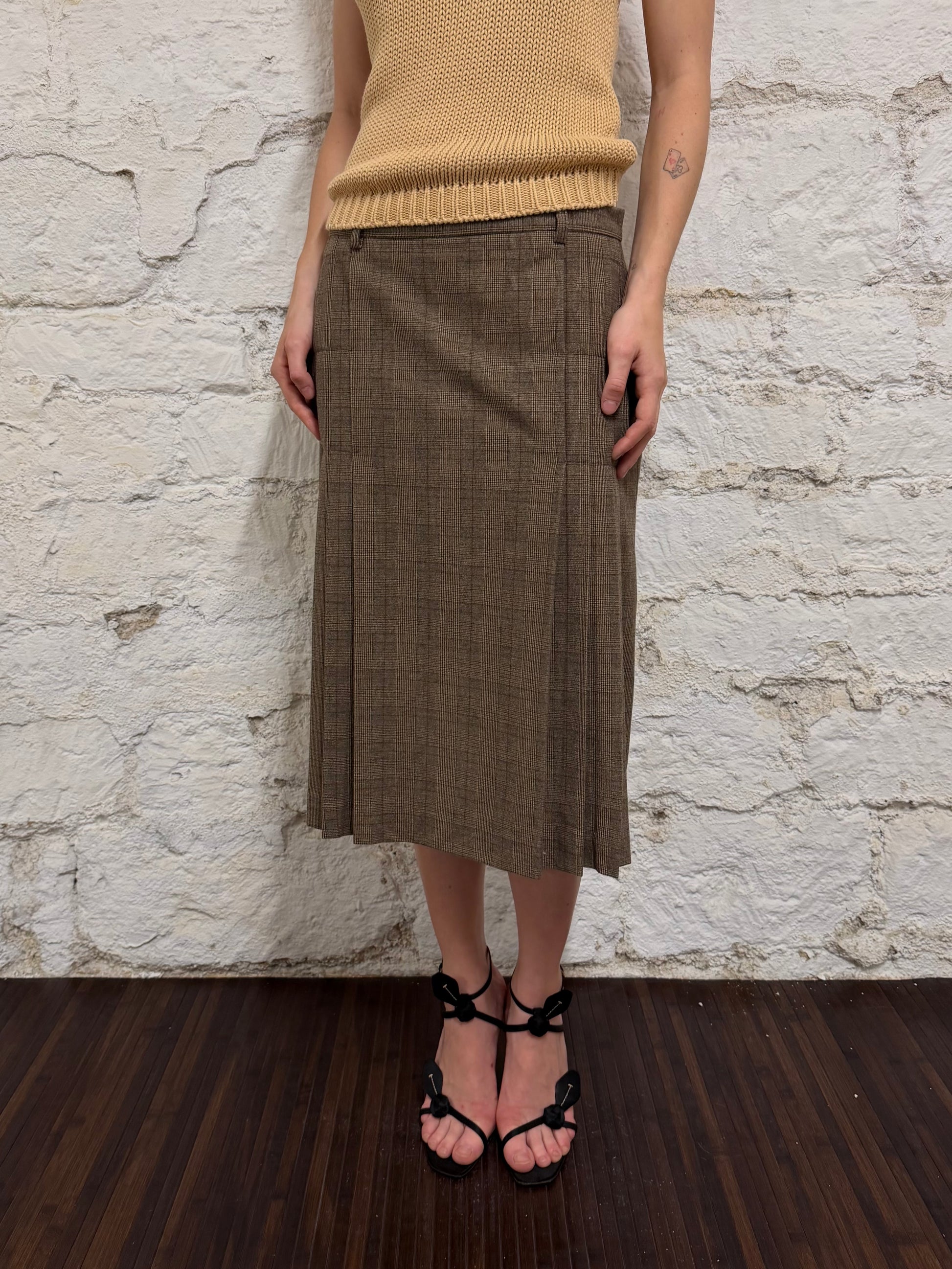 Tartan skirt