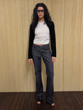Straight leg jeans