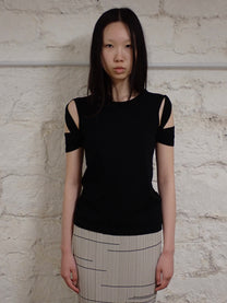 Helmut Lang cut out top