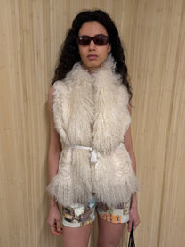 Mongolian fur vest
