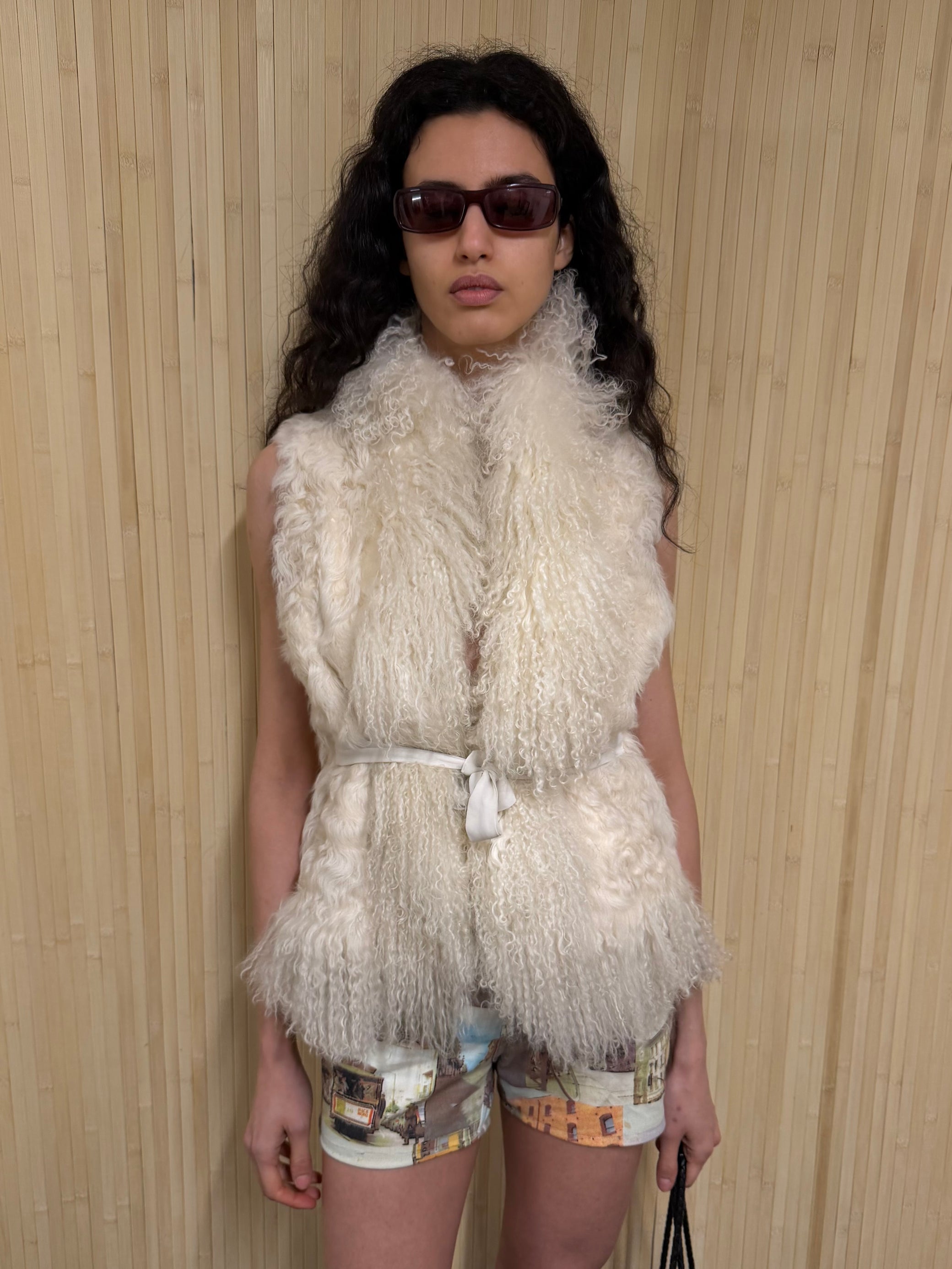 Mongolian fur vest