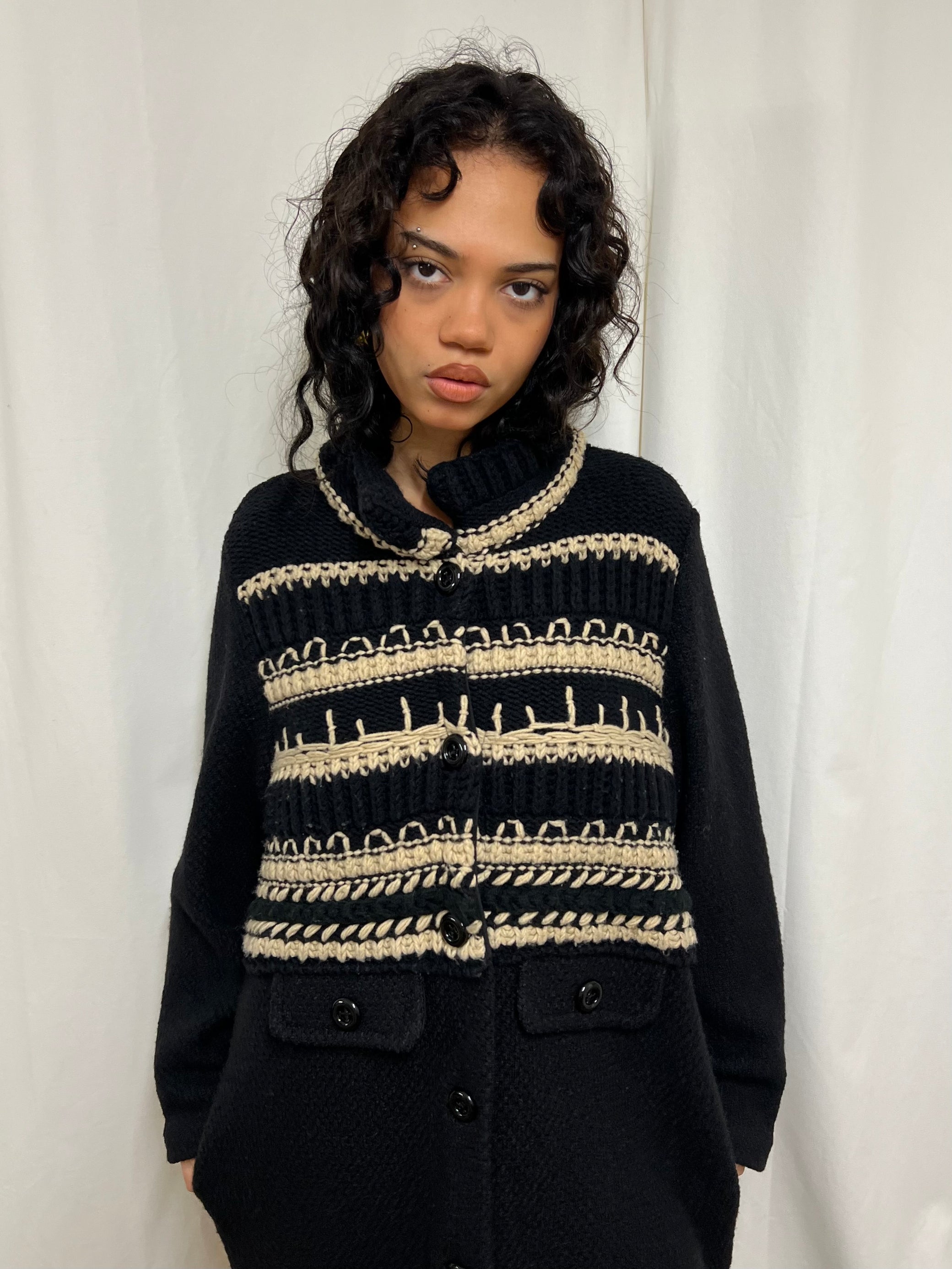 Knit coat