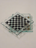 Checkers glass box