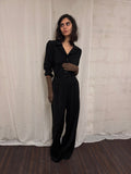 Black jumpsuit