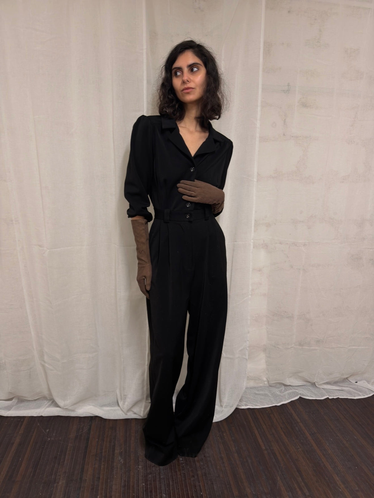 Black jumpsuit