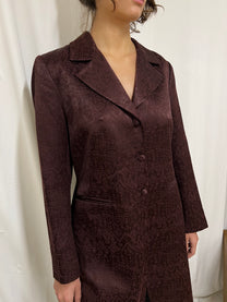 Satin evening jacket