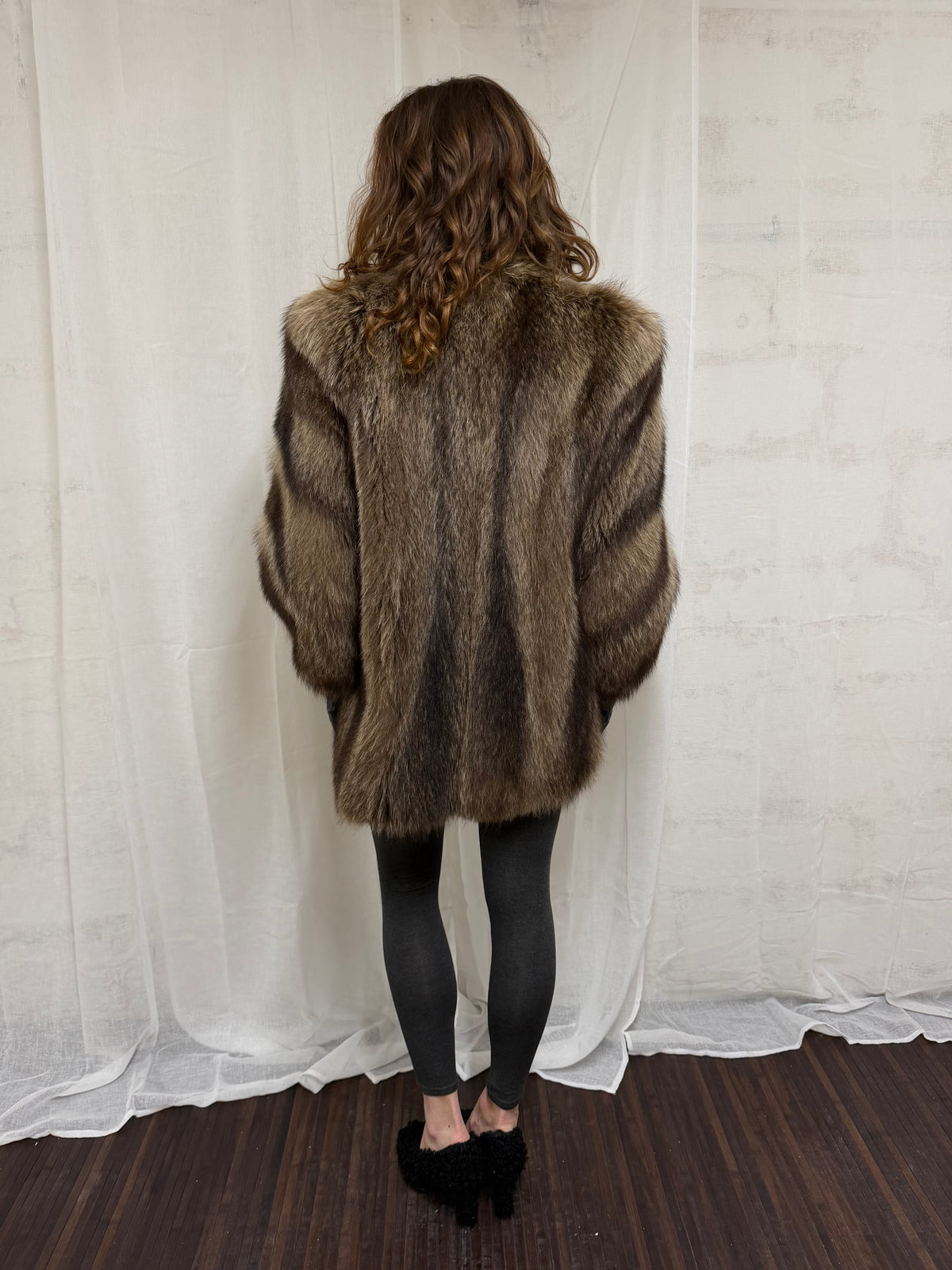 Genuine fur coat