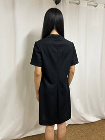Plisset polo dress