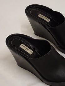 Balenciaga open tow wedges