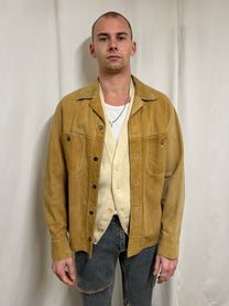 Suede overshirt