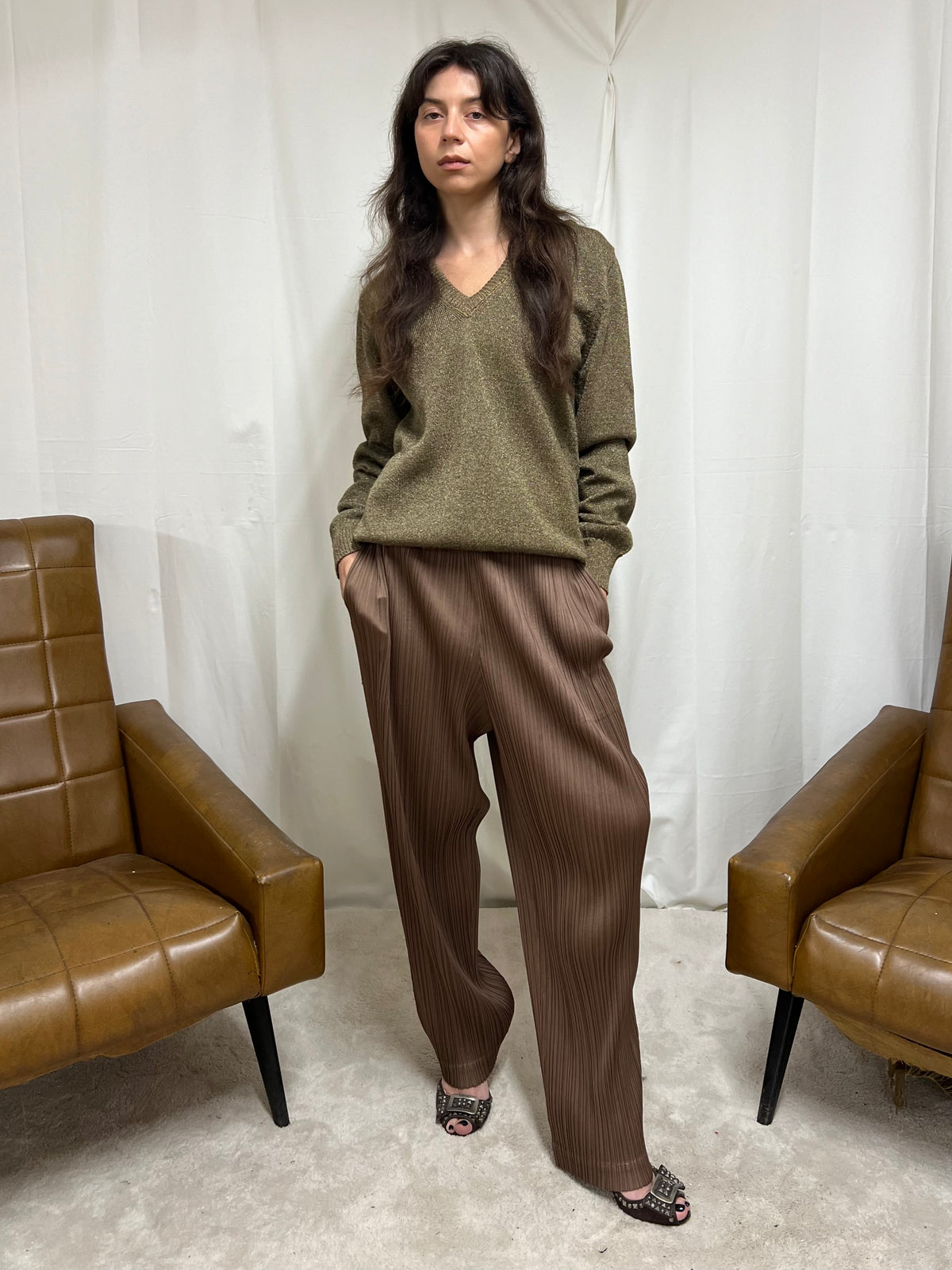 Issey Miyake please pleats pants