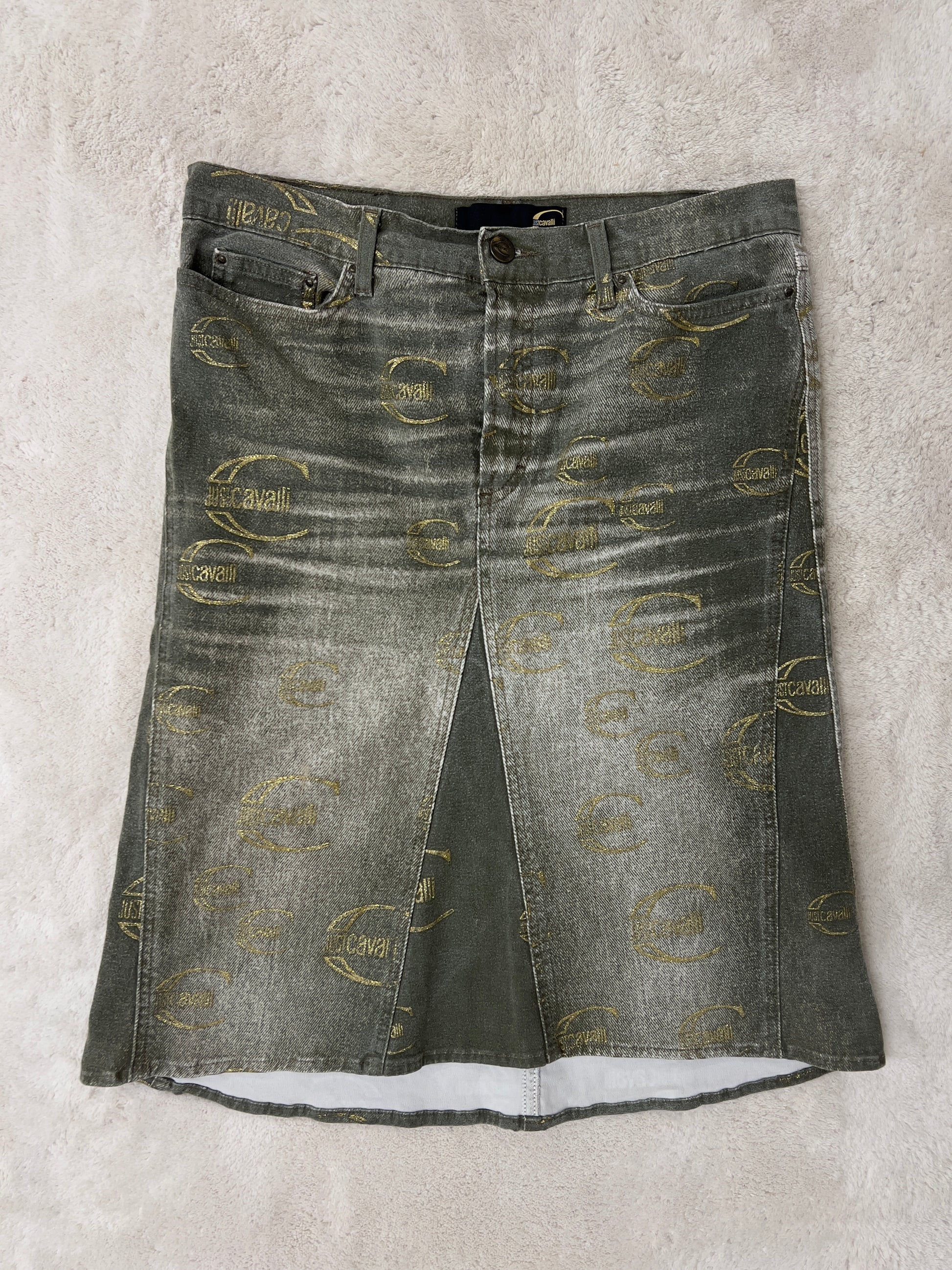 Just Cavalli denim skirt