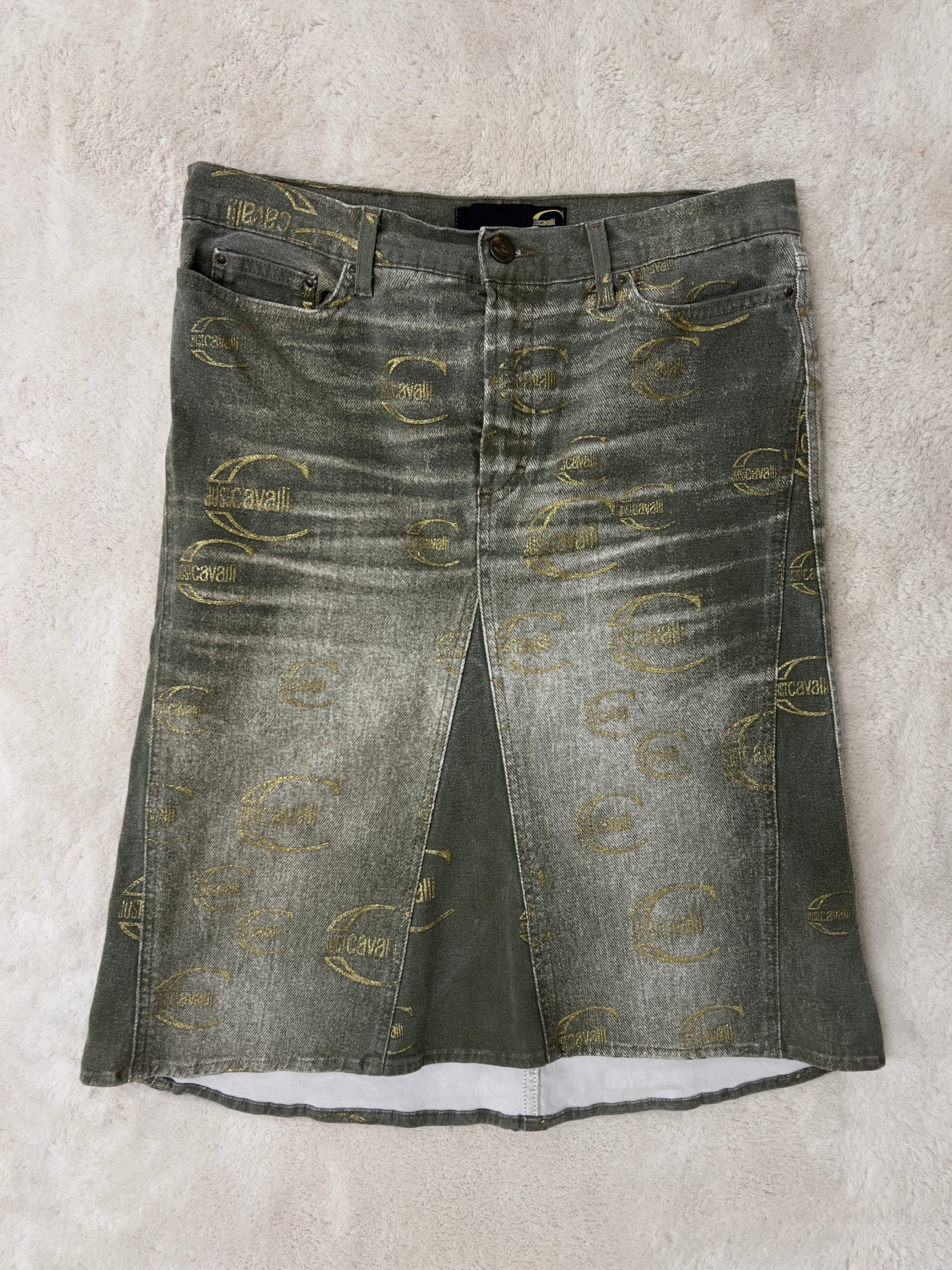 Just Cavalli denim skirt