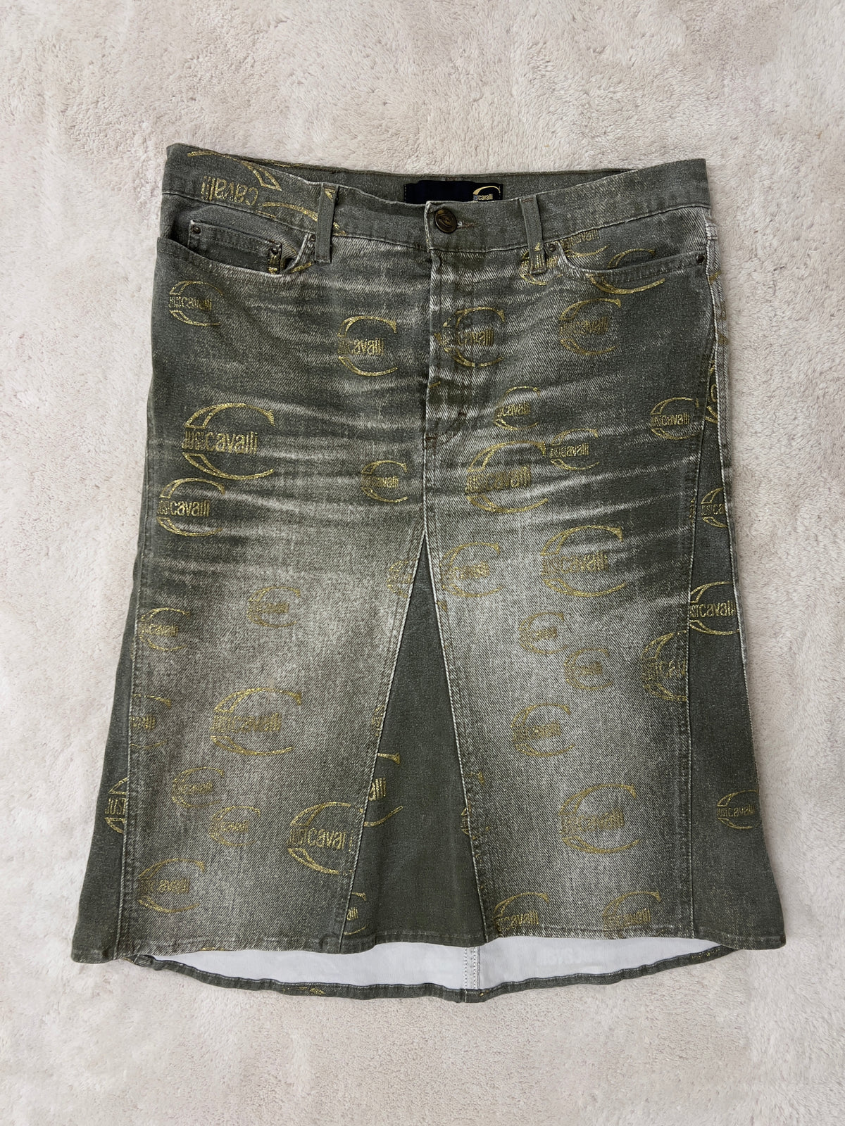 Just Cavalli denim skirt